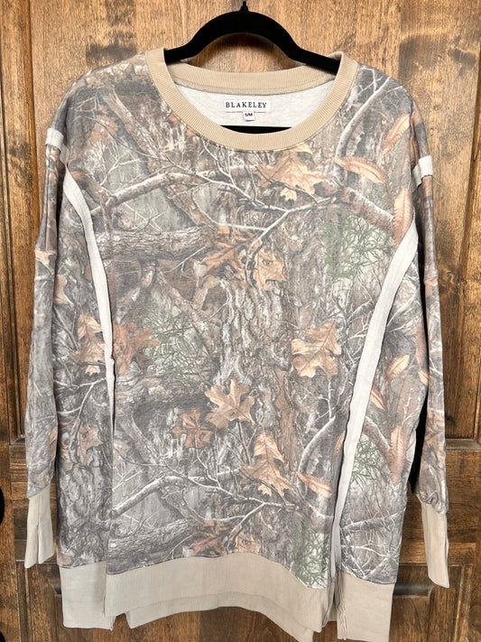 Blakeley Camo Classic Crew Pullover