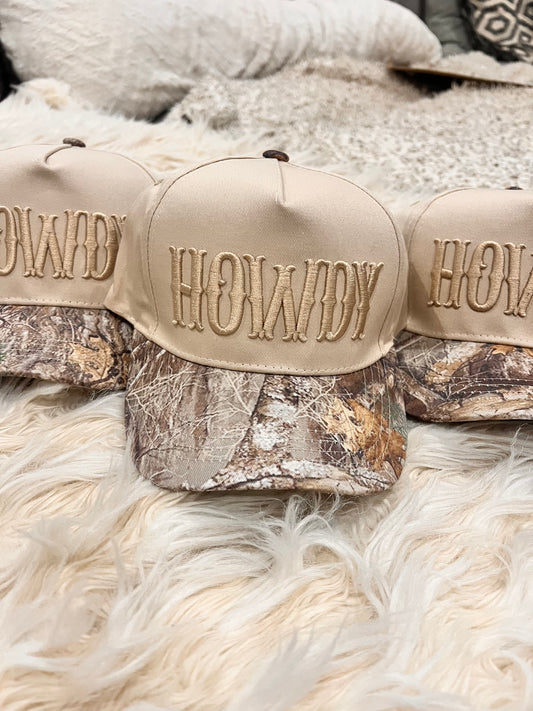 HOWDY CAMO HAT