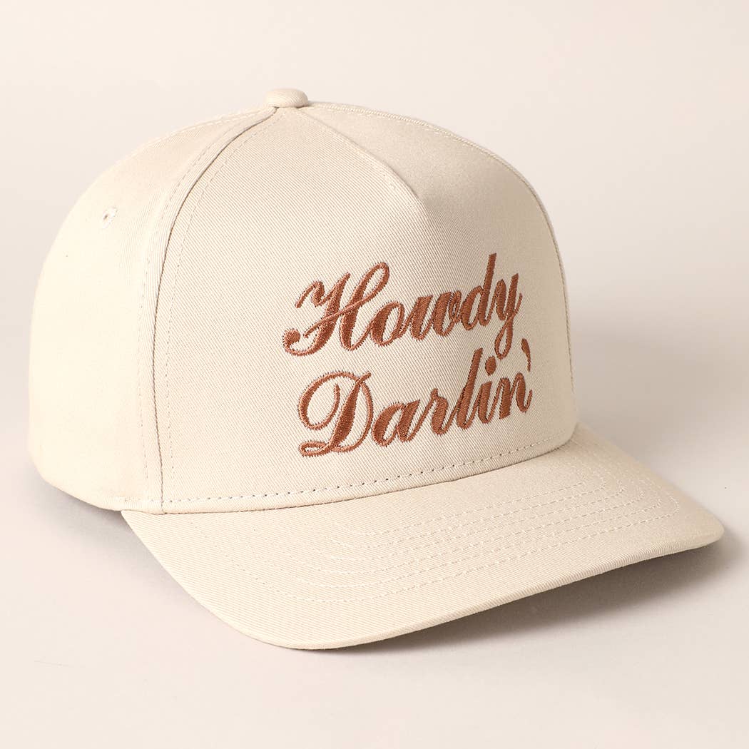 Howdy Darlin Flatbill Cap