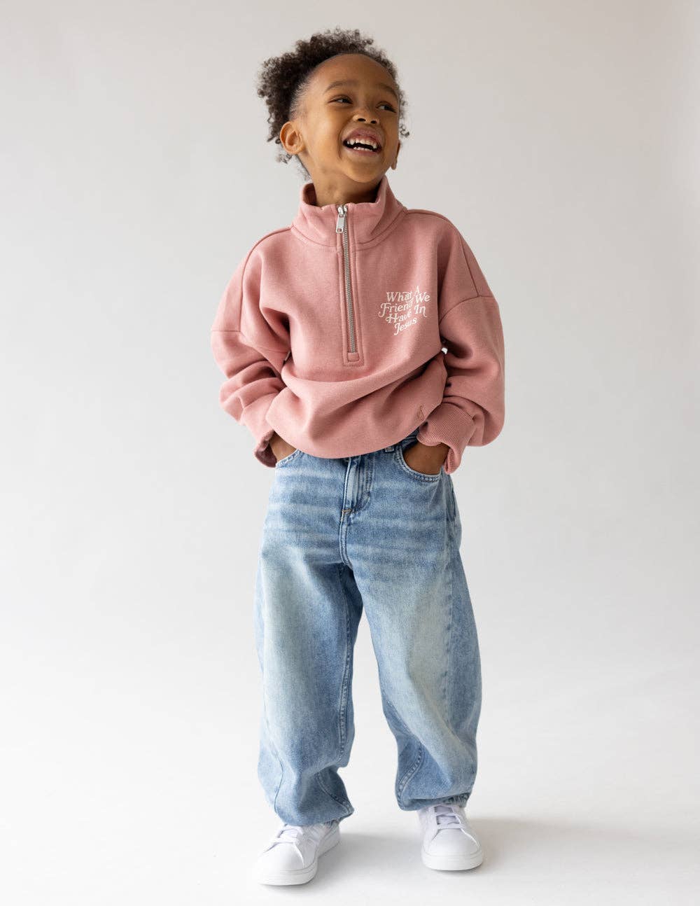 What a Friend in Jesus Kids Half-Zip