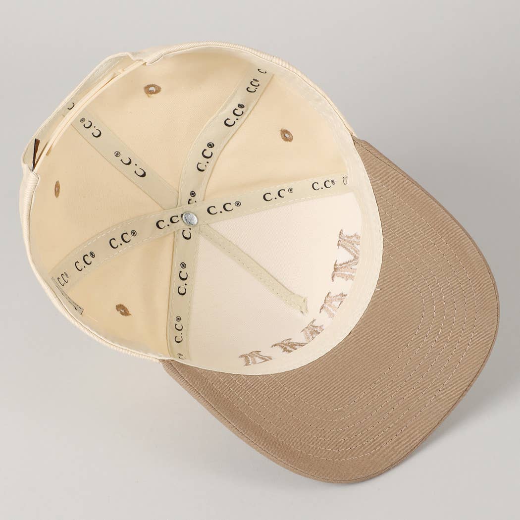 MAMA Typographic Design Embroidery Cap