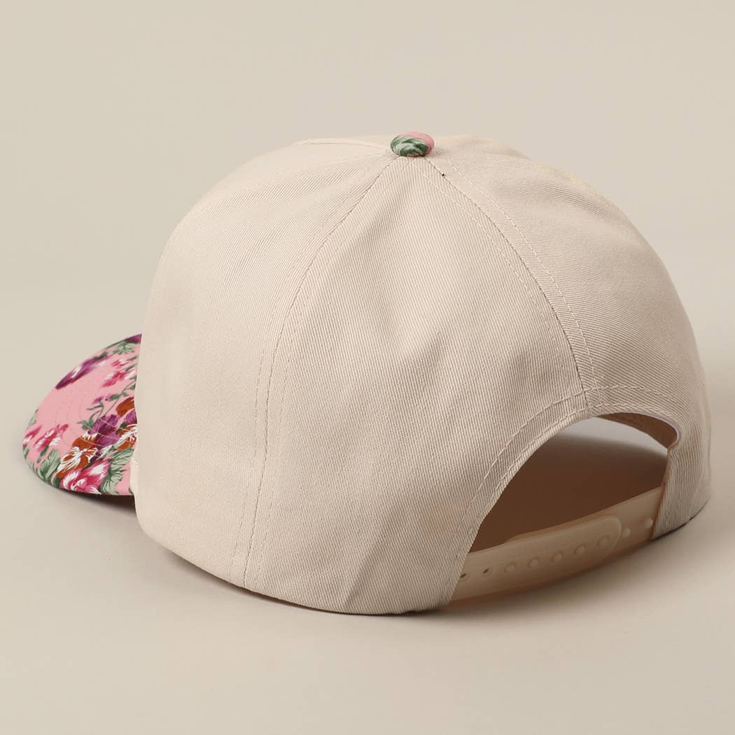 HOWDY Darlin' Embroidery Patch Floral Hat