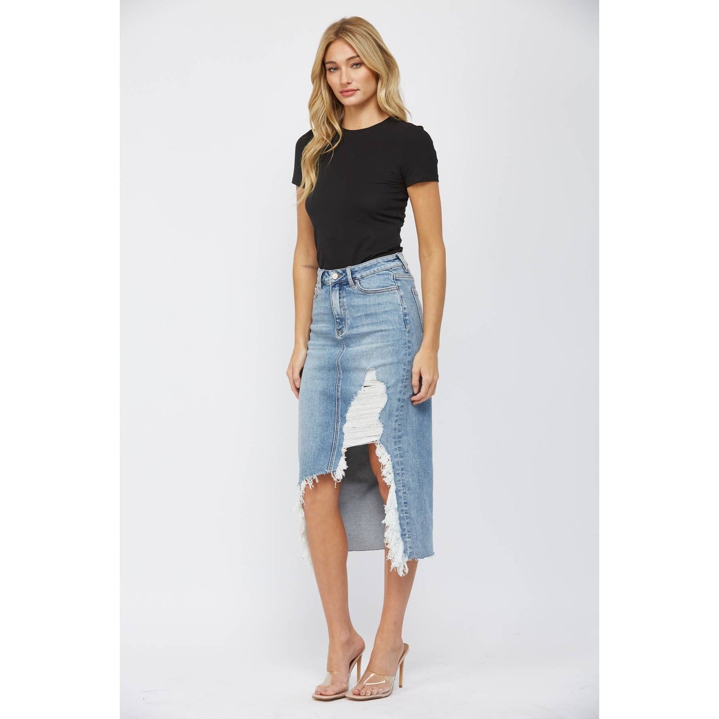 Peyton HIGH WAISTED MIDI SKIRT