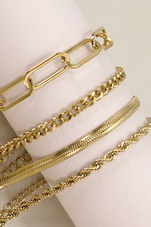 STAINLESS STEEL WATERPROOF TARNISH FREE BRACELET