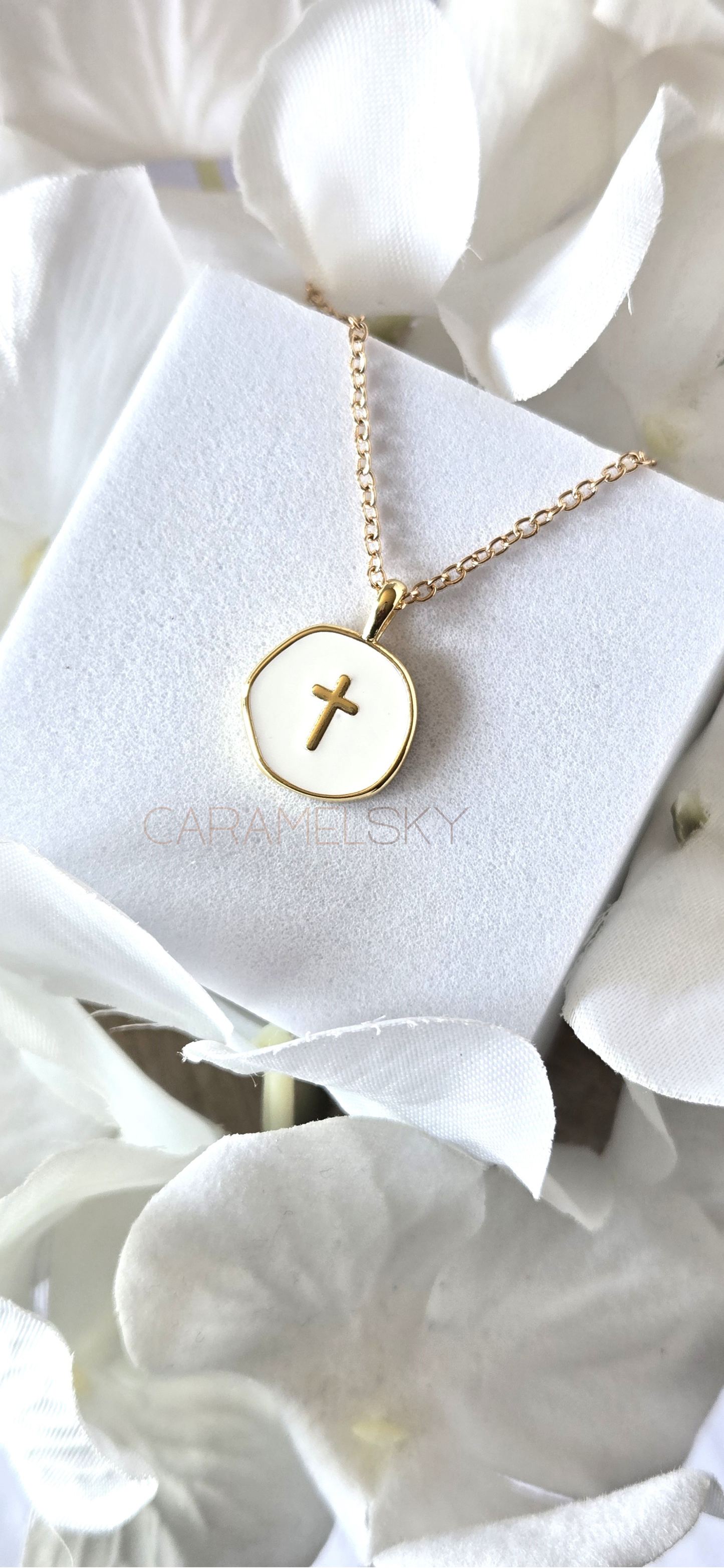 Gold Plated 18K Cross Pendant Necklace