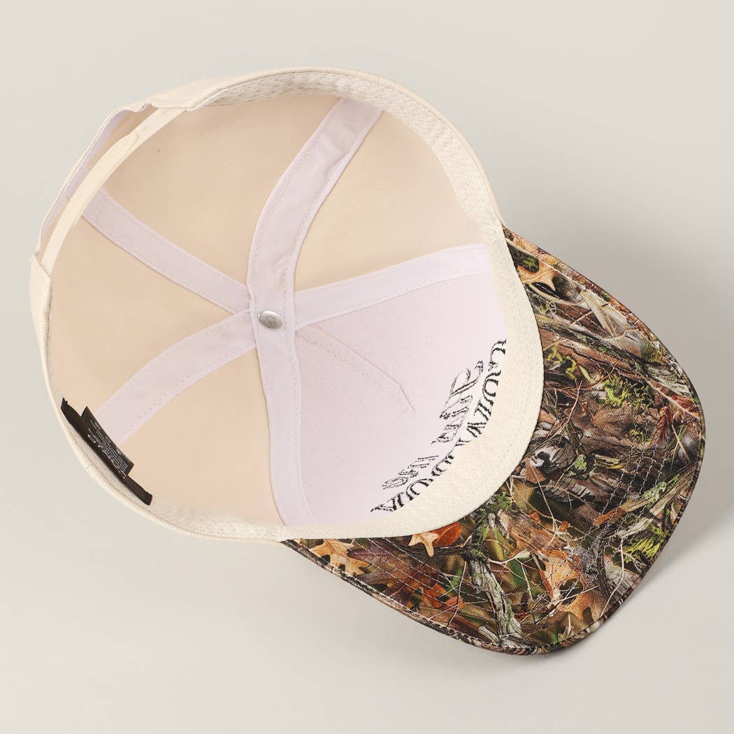 Kiss Me Cowboy Embroidery Realtree Two-Tone Cap