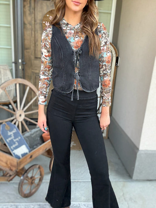 Lainey High Waist Flare Jeans
