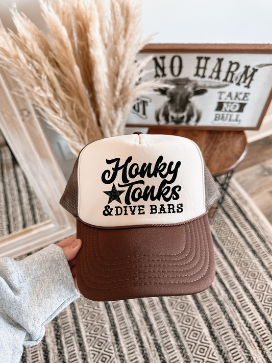Honky Tonk Dive Bars Trucker Hat