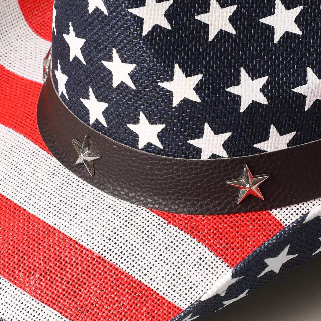 Liberty Star Western Straw Cowboy Hat