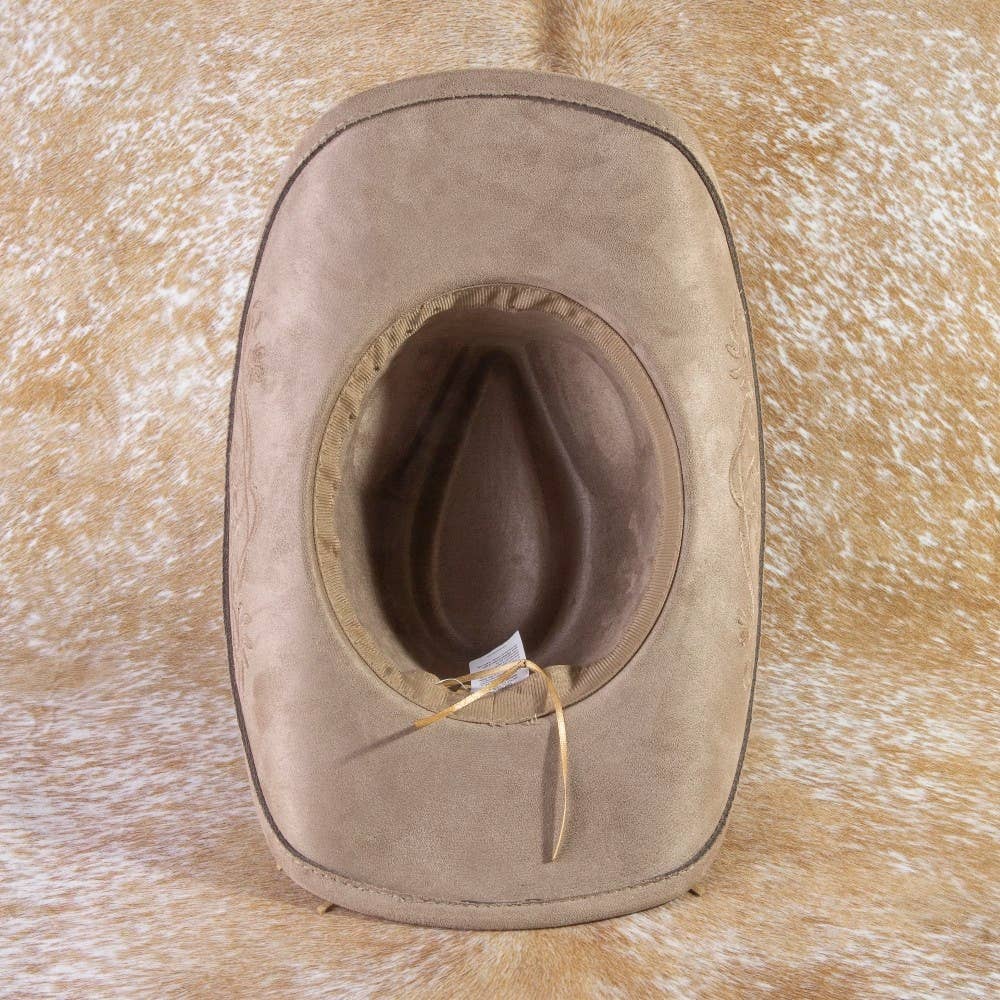 Embroidered Vines Western Cowboy Hat