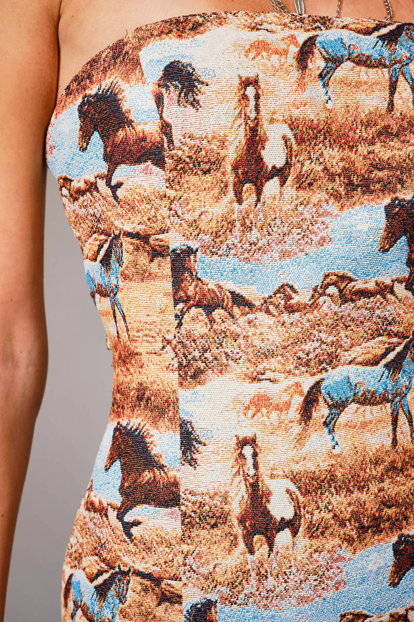 Wild Horses Tube Mini Dress