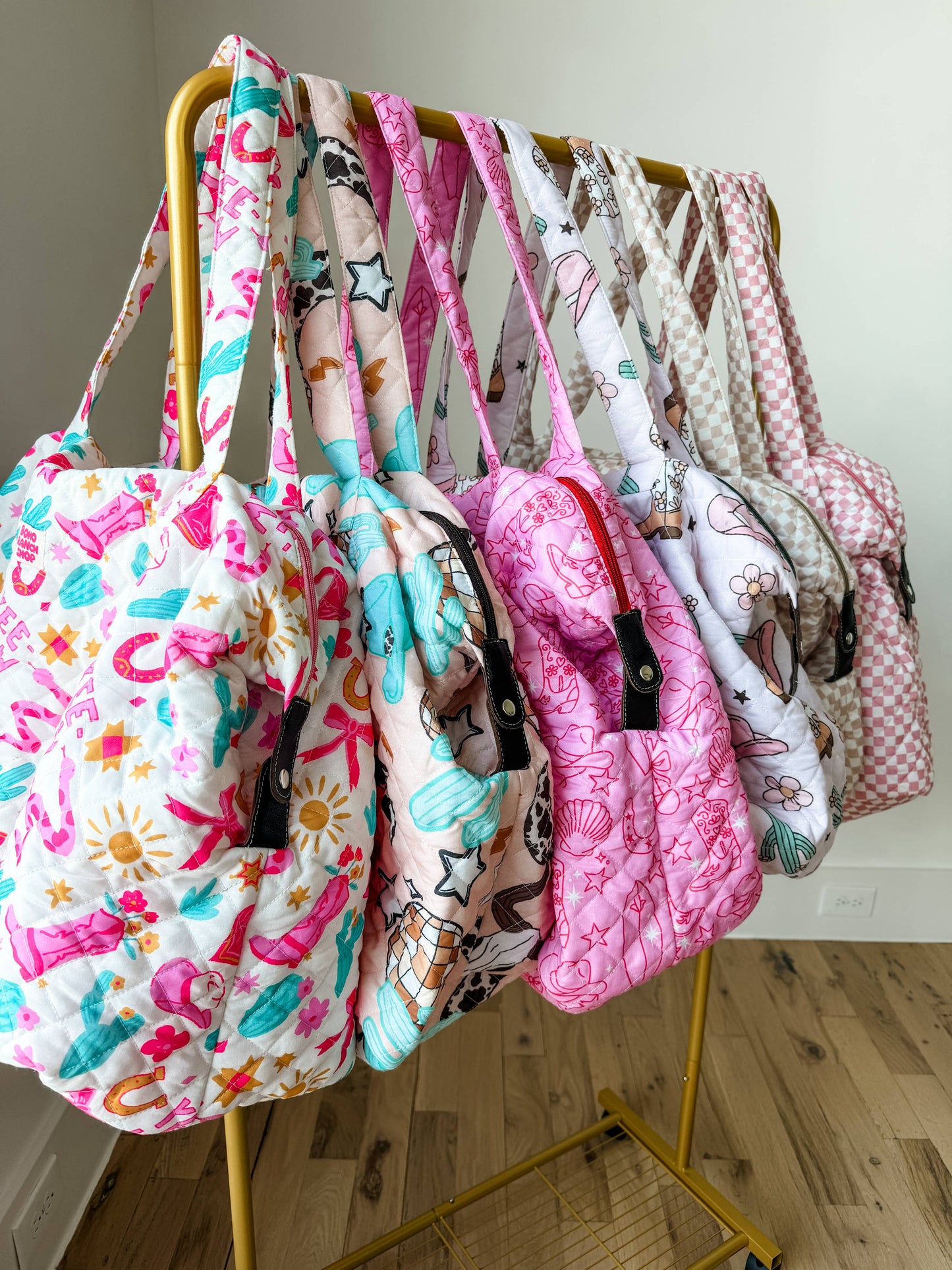 Big Mama Duffel | Quilted Fabric Weekender Large Travel Bag