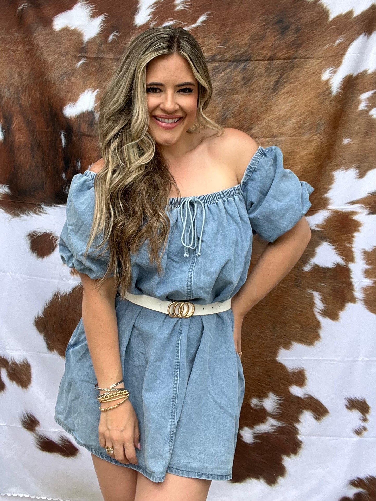 Denim Oversized Babydoll Dress