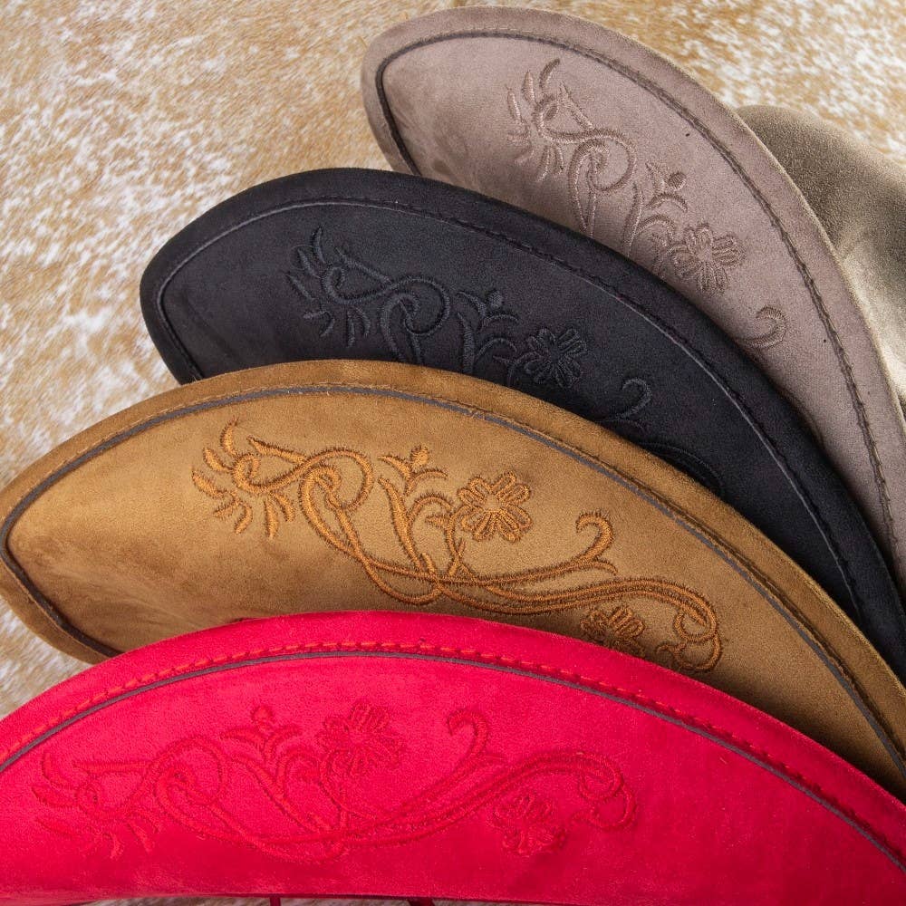 Embroidered Vines Western Cowboy Hat