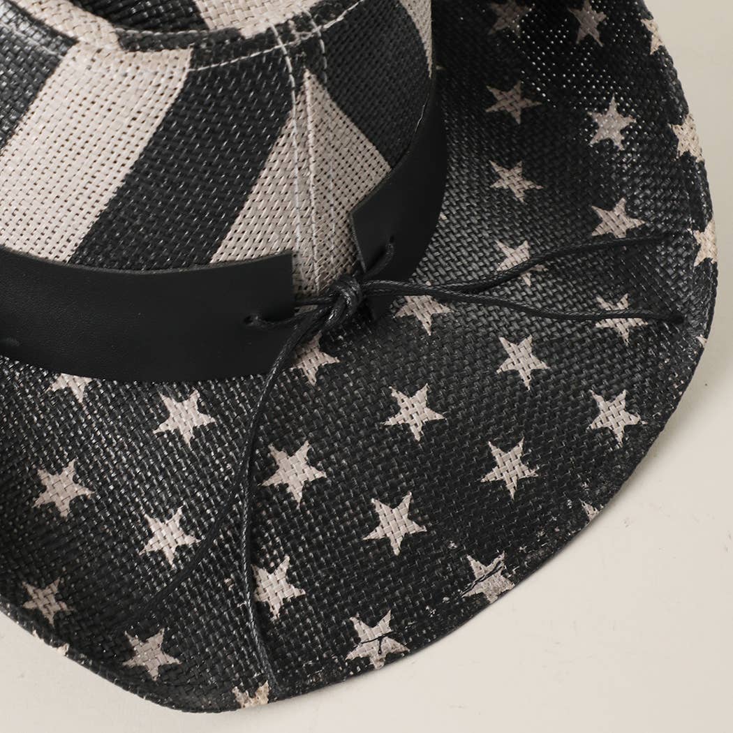 Stars and Stripes Western Cowboy Hat