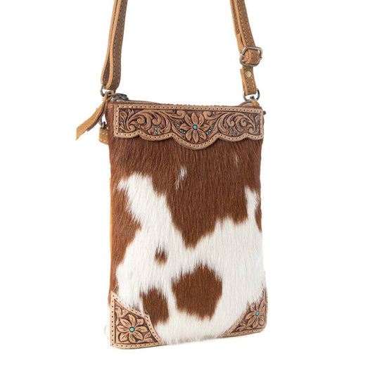 Calico Hairon Crossbody Bag