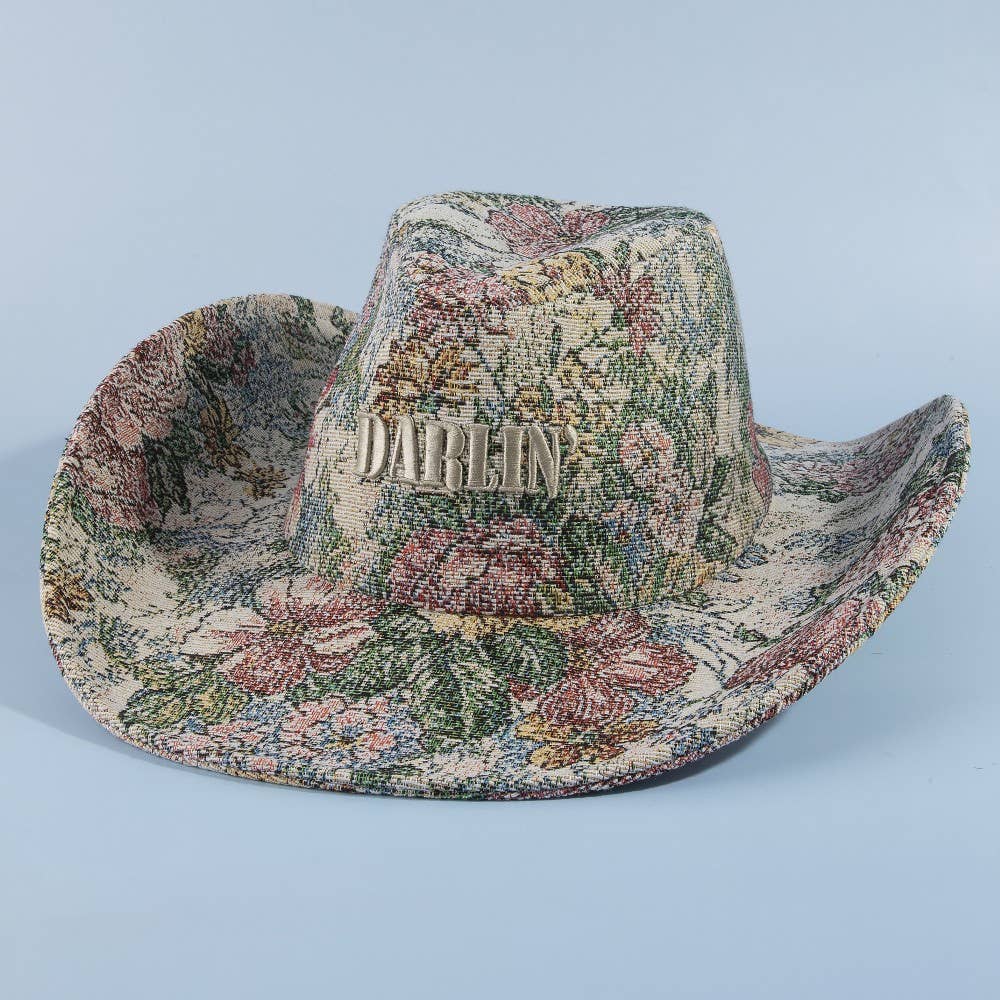Darlin Floral Cowboy Hat