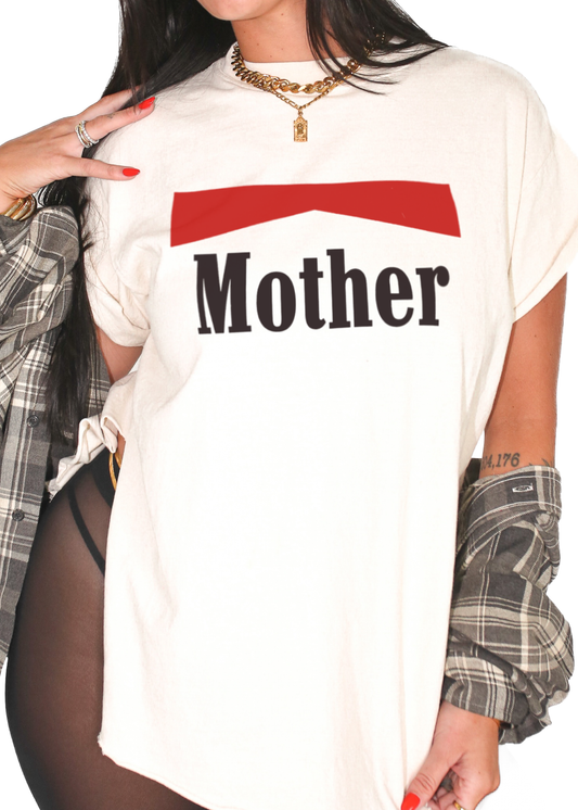 VINTAGE MOTHER SIDE SLIT TEE