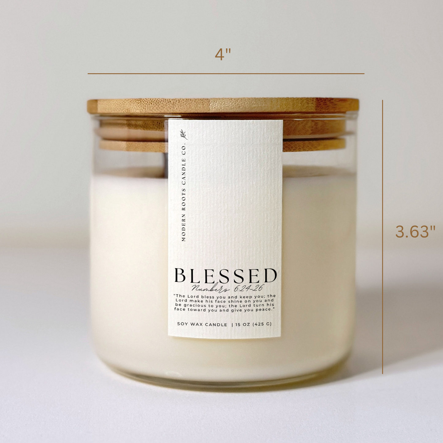 Blessed | Black Berries & Vanilla | 15 oz. Soy Wax Candle