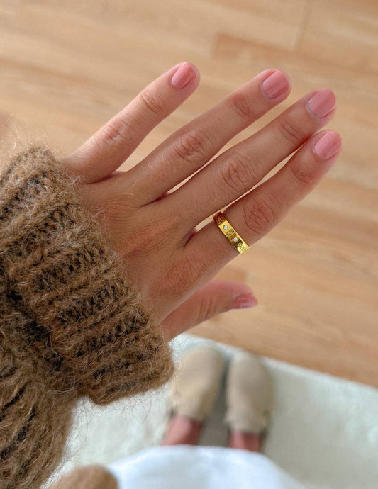 Gemstone Logo Ring