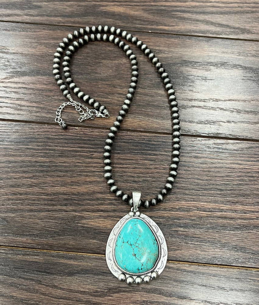 Grace Navajo Turquoise Necklace