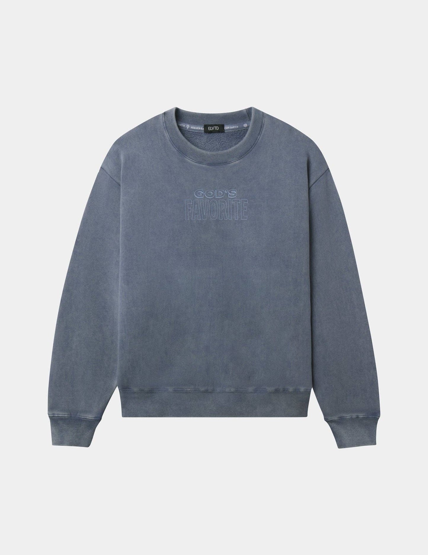God's Favorite Crewneck - Deep Fjord