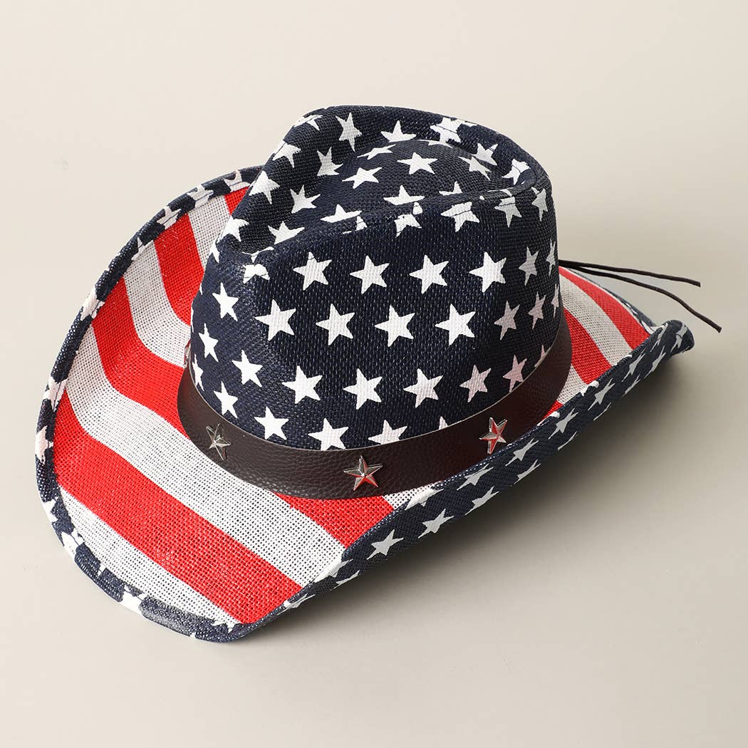 Liberty Star Western Straw Cowboy Hat
