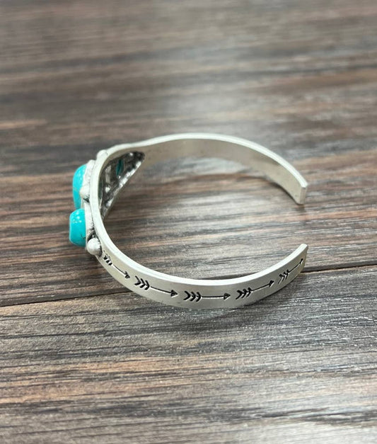 Megan Turquoise Cuff Bracelet
