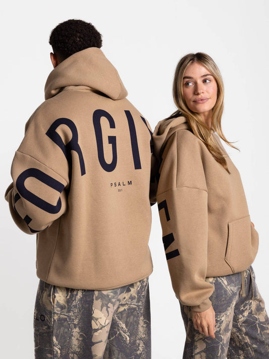 Kingdom Essential Hoodie - Forgiven - Latte
