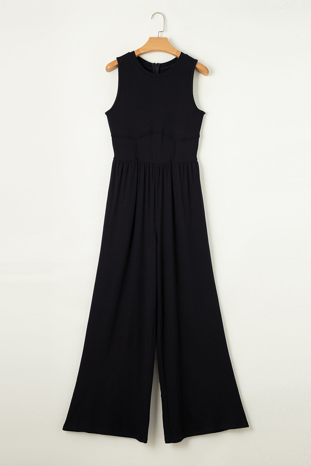 Round Neck Sleeveless Jumpsuit *Online Only*