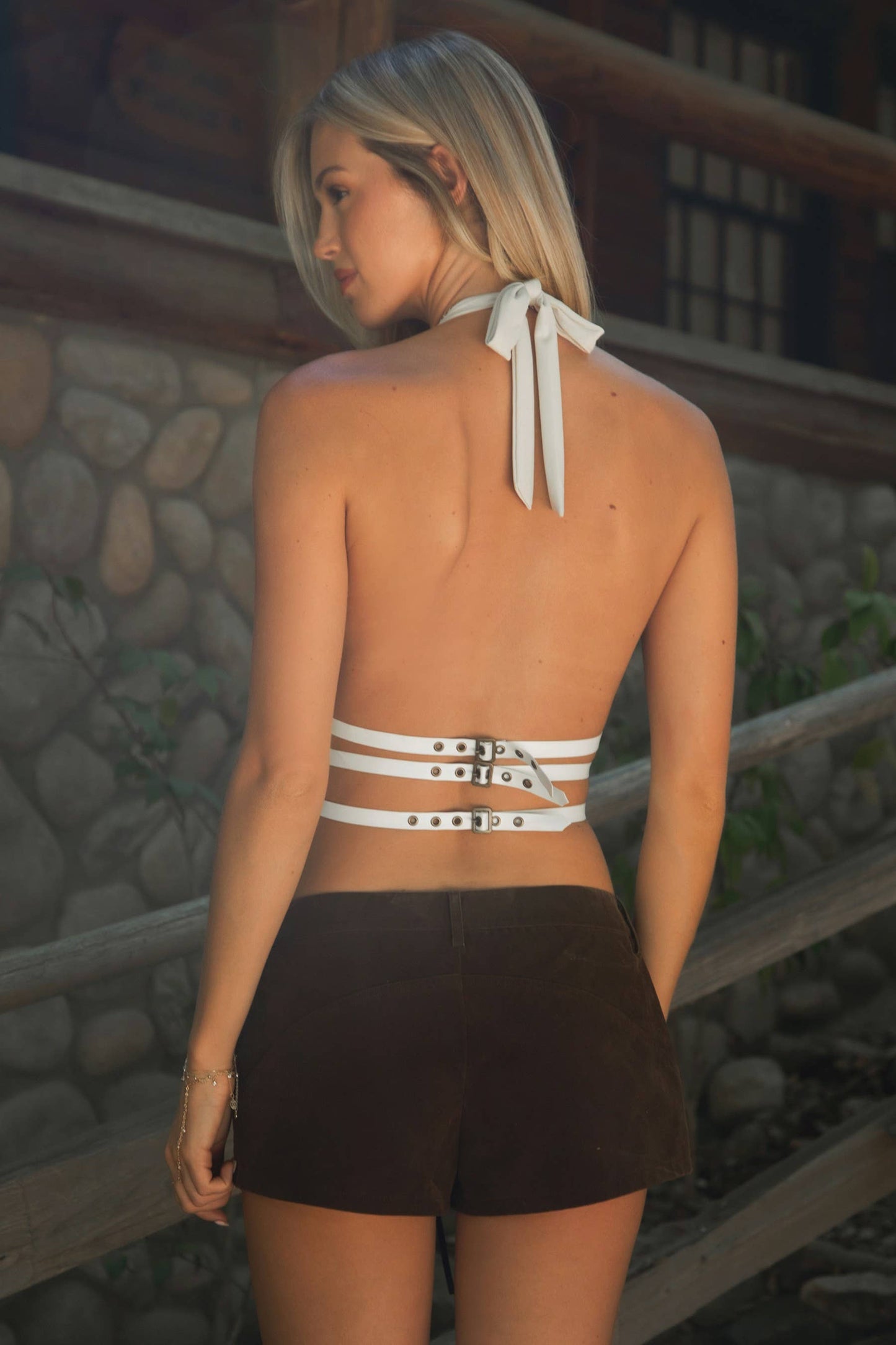 MIDNIGHT RODEO STUDDED HALTER
