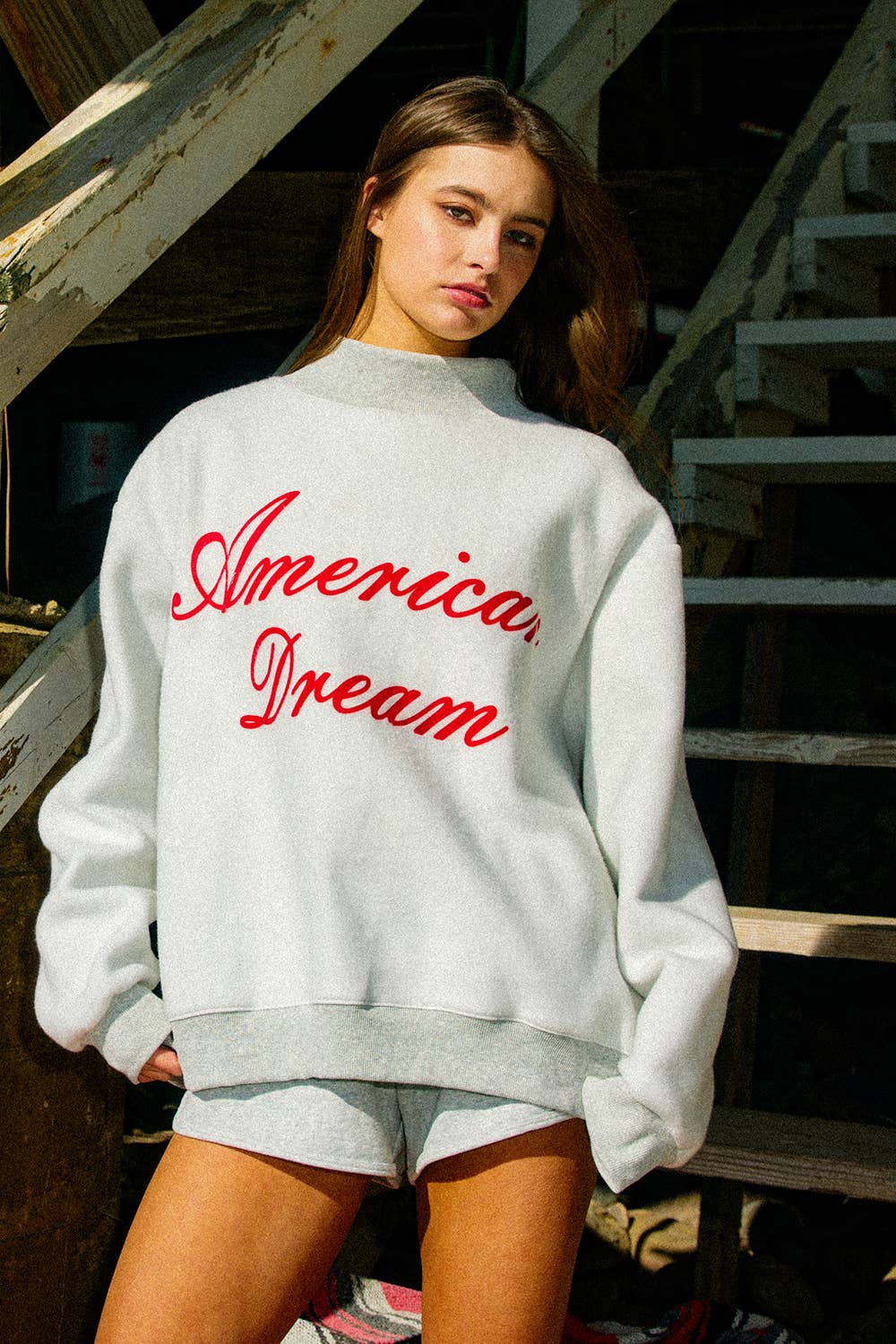 GOD'S COUNTRY | Reversible Mock-neck Sweatshirt