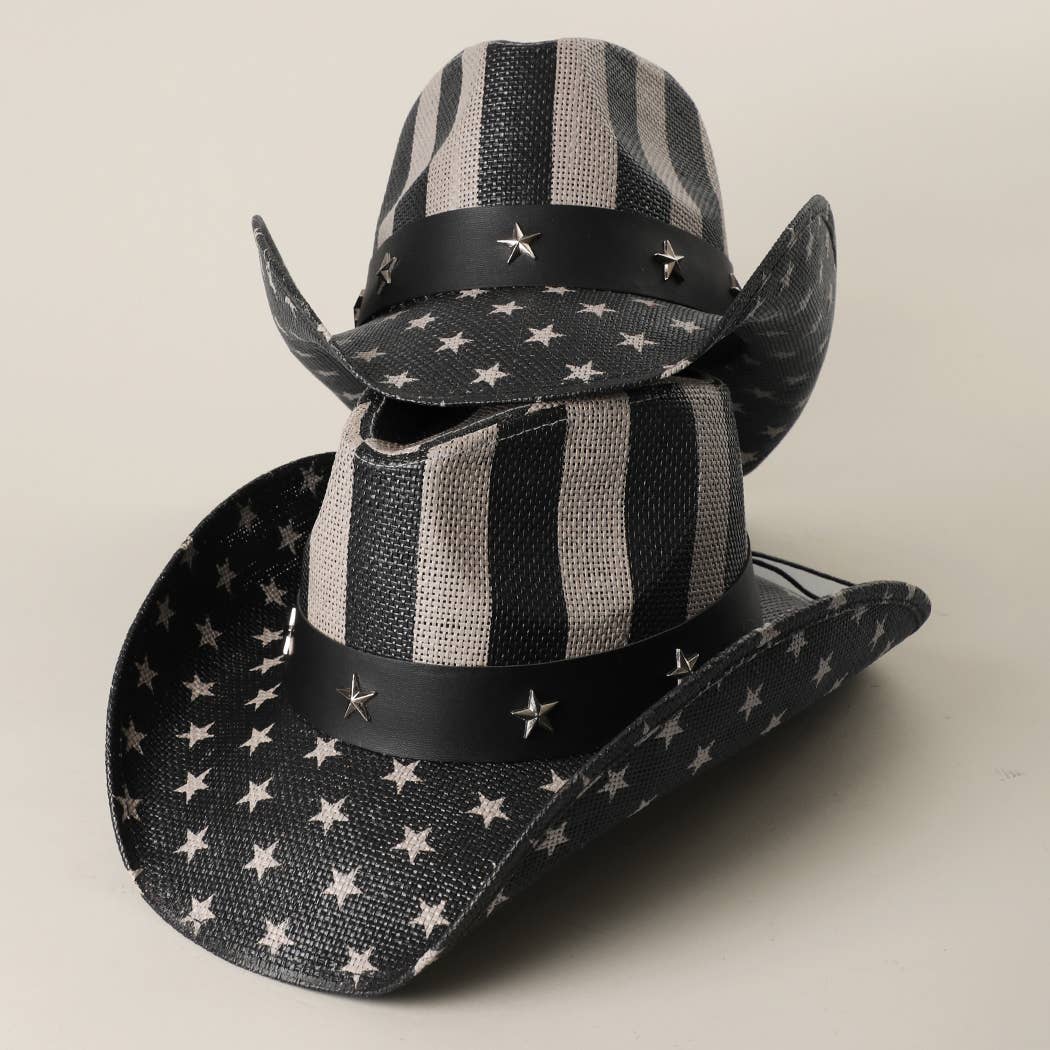 Stars and Stripes Western Cowboy Hat