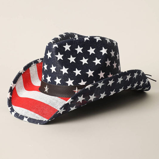 Liberty Star Western Straw Cowboy Hat
