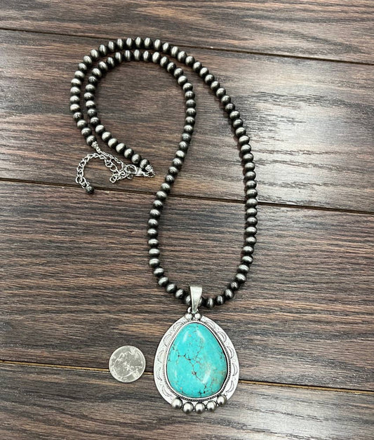 Grace Navajo Turquoise Necklace