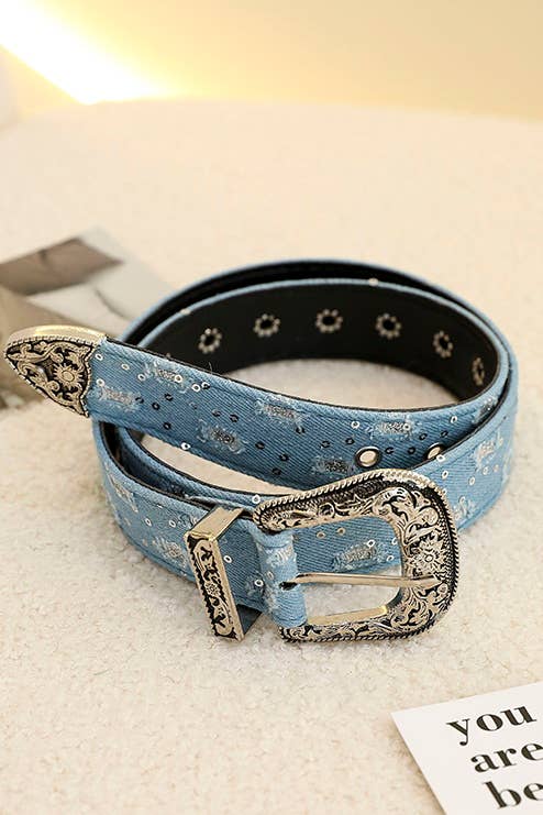 Western DENIM BELT