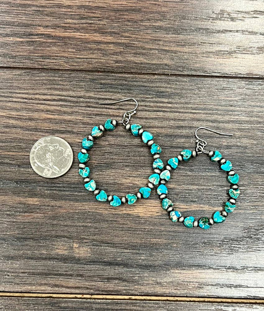 Sadie Turquoise Gemstone Earrings