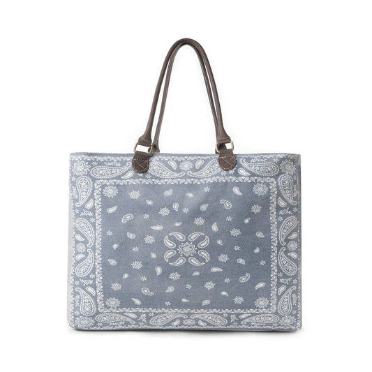 Paisley Cowboy Blue Weekender Bag