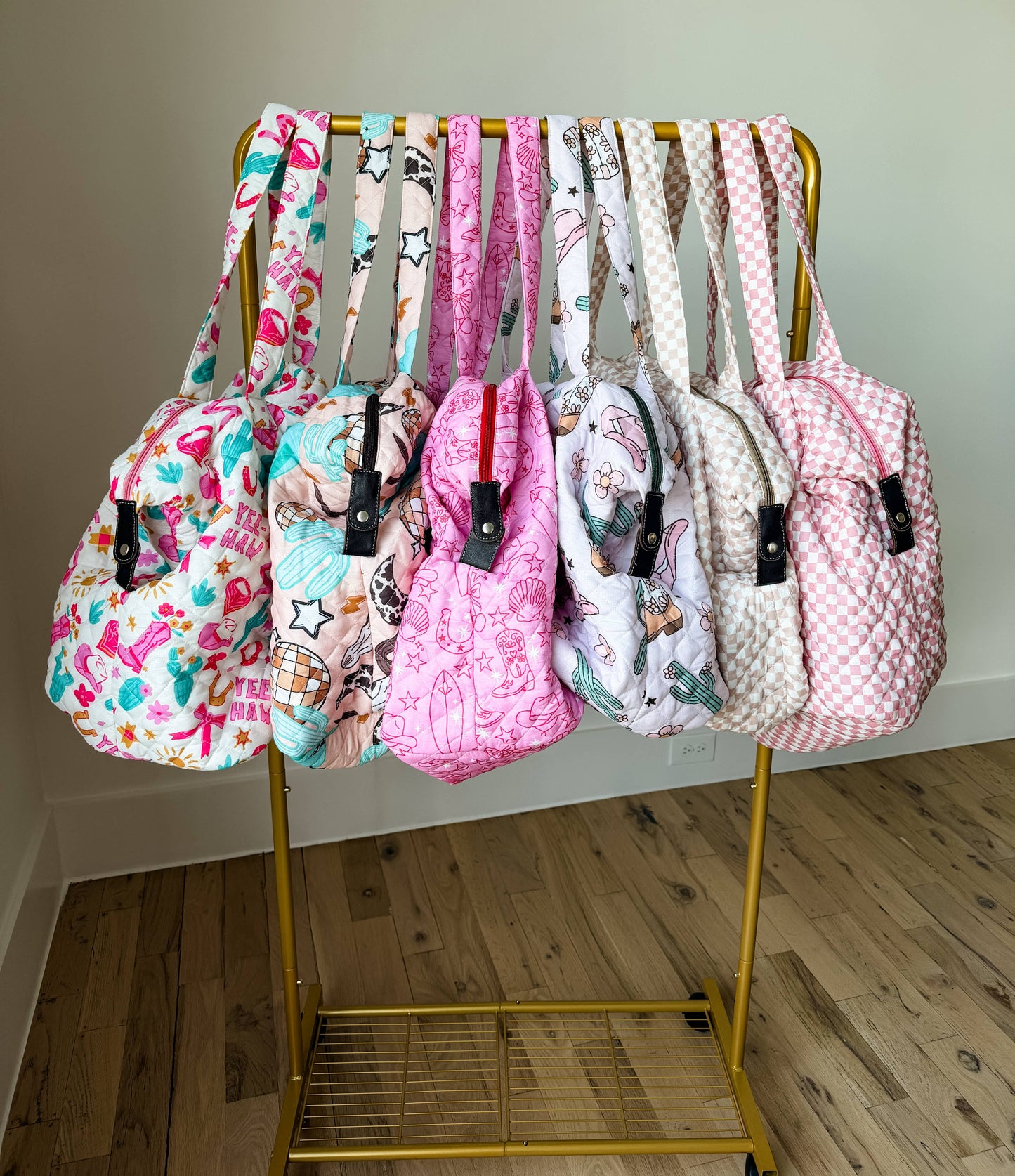 Big Mama Duffel | Quilted Fabric Weekender Large Travel Bag