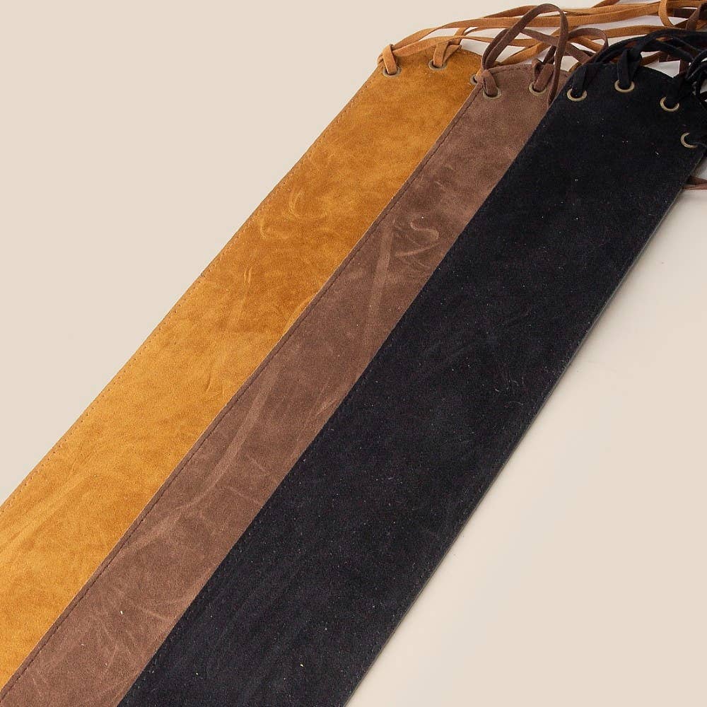 Vegan Leather Multi Strap Waist Belt