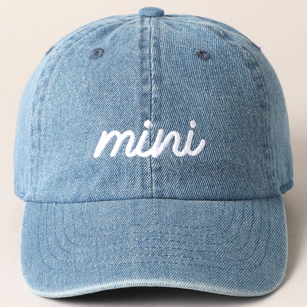 Mini Denim  Kids Cap