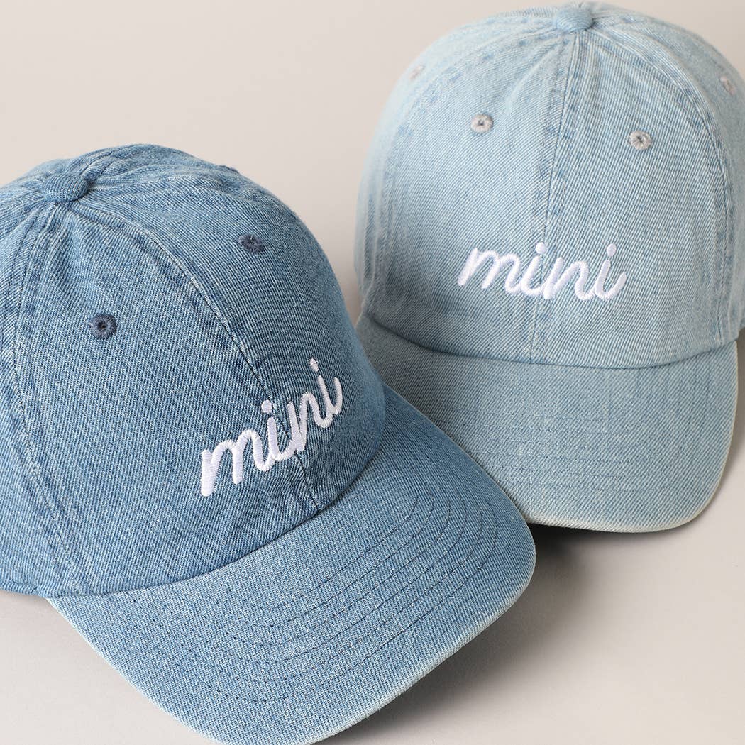 Mini Denim  Kids Cap
