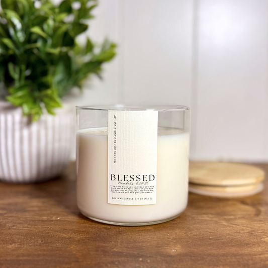 Blessed | Black Berries & Vanilla | 15 oz. Soy Wax Candle
