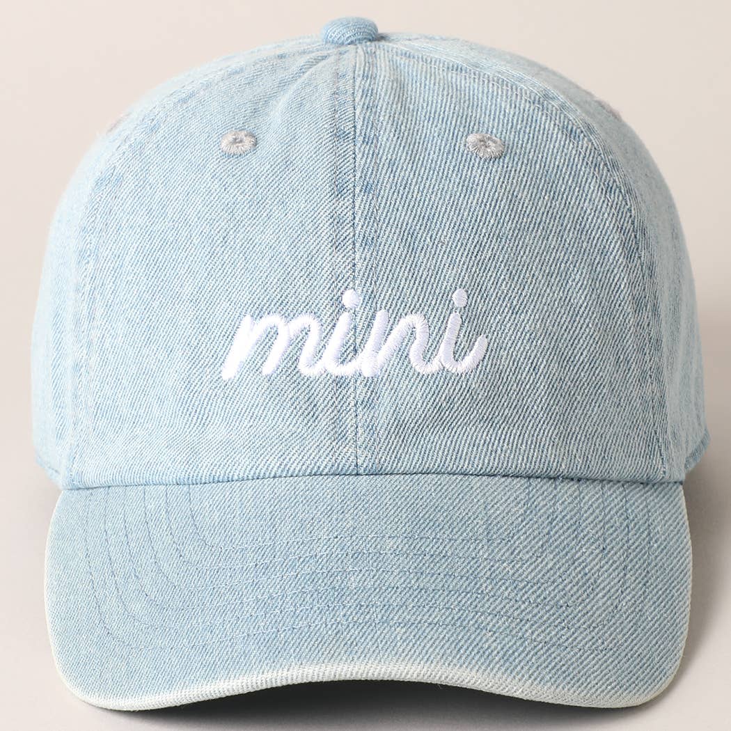 Mini Denim  Kids Cap