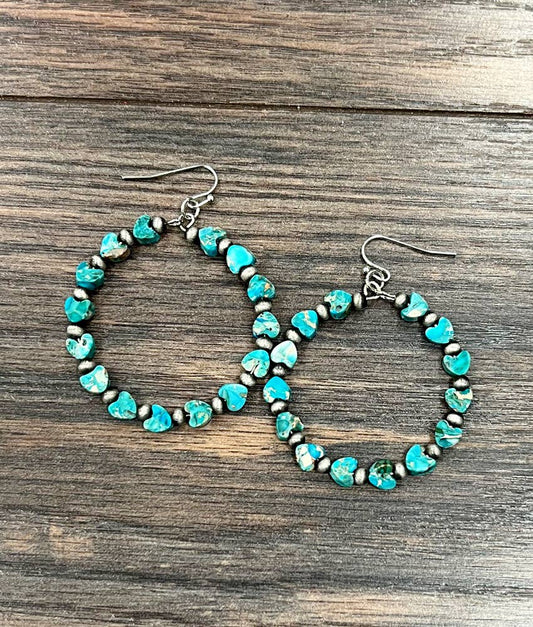 Sadie Turquoise Gemstone Earrings