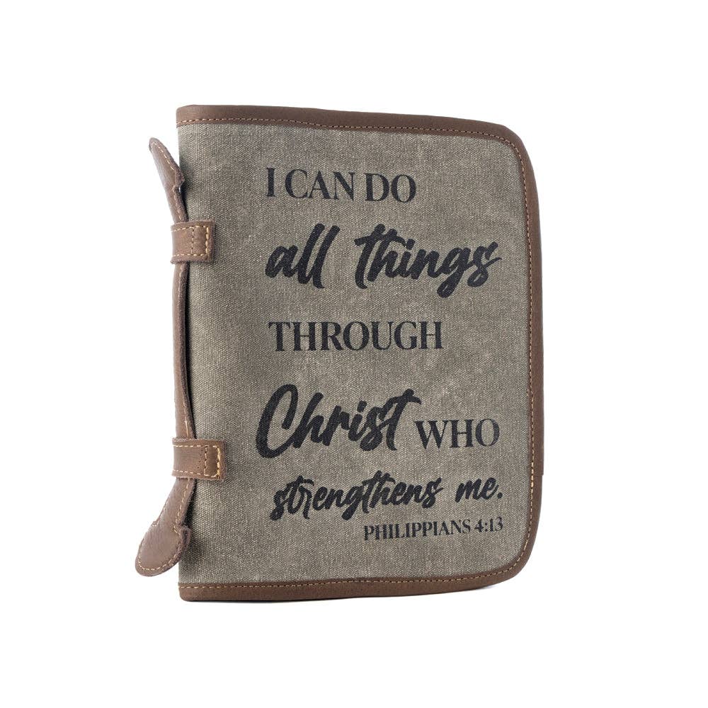 Western Bible Cover Leather Handles