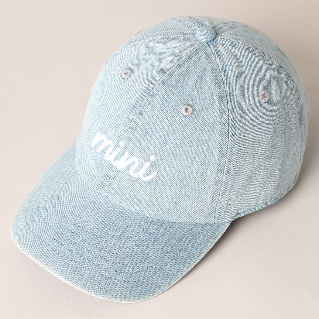 Mini Denim  Kids Cap