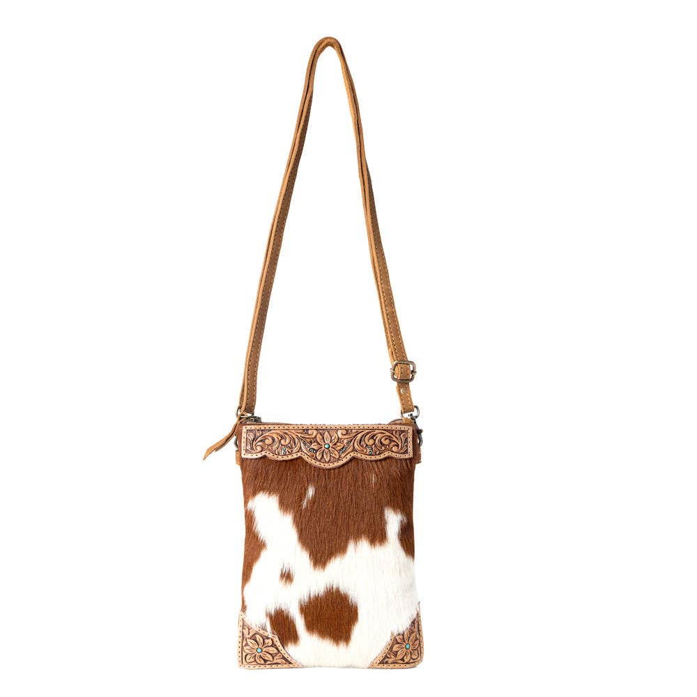 Calico Hairon Crossbody Bag