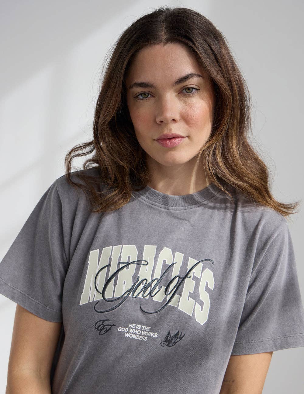 God of Miracles Cropped Women's Tee
