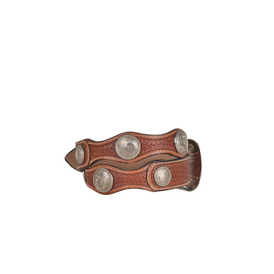 Rustic Woods Hand-Tooled Leather Women's Belt